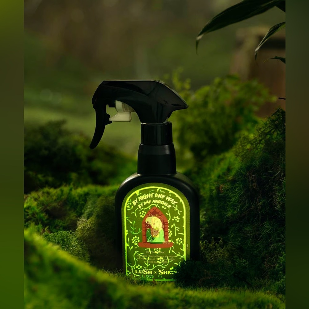 Lush x Shrek "By Night One Way, By Day Another" Body Mist NWT Limited Edition